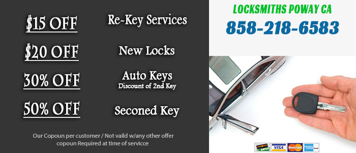 install new locks Locksmiths Poway CA